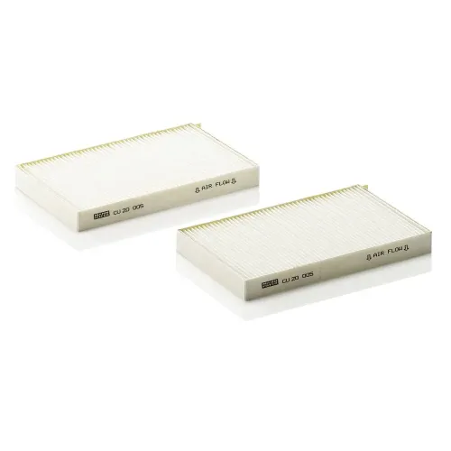 Filter, Innenraumluft hinter dem Handschuhfach MANN-FILTER CU 20 005-2 Bild Filter, Innenraumluft hinter dem Handschuhfach MANN-FILTER CU 20 005-2