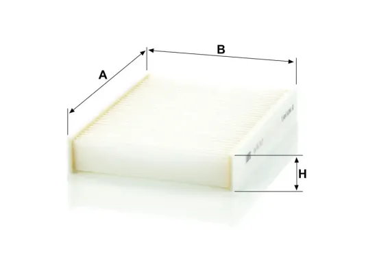 Filter, Innenraumluft hinter dem Handschuhfach MANN-FILTER CU 20 013 Bild Filter, Innenraumluft hinter dem Handschuhfach MANN-FILTER CU 20 013