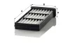 Filter, Innenraumluft hinter dem Handschuhfach MANN-FILTER CU 2106-2 Bild Filter, Innenraumluft hinter dem Handschuhfach MANN-FILTER CU 2106-2