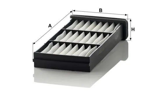 Filter, Innenraumluft hinter dem Handschuhfach MANN-FILTER CU 2106-2 Bild Filter, Innenraumluft hinter dem Handschuhfach MANN-FILTER CU 2106-2