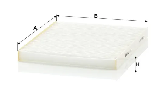 Filter, Innenraumluft unterhalb des Handschuhfaches MANN-FILTER CU 2129 Bild Filter, Innenraumluft unterhalb des Handschuhfaches MANN-FILTER CU 2129