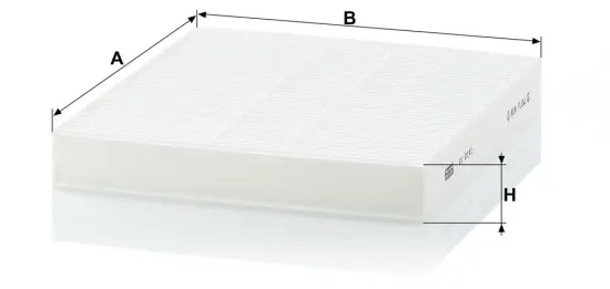 Filter, Innenraumluft hinter dem Handschuhfach MANN-FILTER CU 2141 Bild Filter, Innenraumluft hinter dem Handschuhfach MANN-FILTER CU 2141