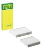 Filter, Innenraumluft Motorraum Beifahrerseite, unter der Wasserkastenabdeckung MANN-FILTER CU 21 000-2 Bild Filter, Innenraumluft Motorraum Beifahrerseite, unter der Wasserkastenabdeckung MANN-FILTER CU 21 000-2