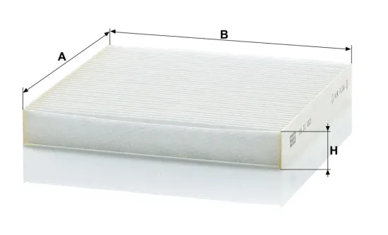 Filter, Innenraumluft hinter dem Handschuhfach MANN-FILTER CU 21 003 Bild Filter, Innenraumluft hinter dem Handschuhfach MANN-FILTER CU 21 003