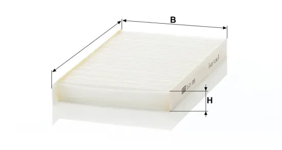 Filter, Innenraumluft hinter dem Handschuhfach MANN-FILTER CU 21 005-2 Bild Filter, Innenraumluft hinter dem Handschuhfach MANN-FILTER CU 21 005-2