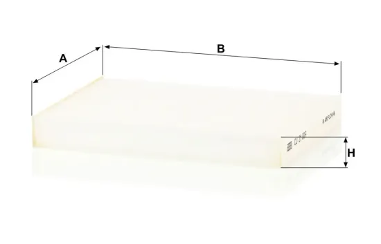 Filter, Innenraumluft hinter dem Handschuhfach MANN-FILTER CU 21 009 Bild Filter, Innenraumluft hinter dem Handschuhfach MANN-FILTER CU 21 009