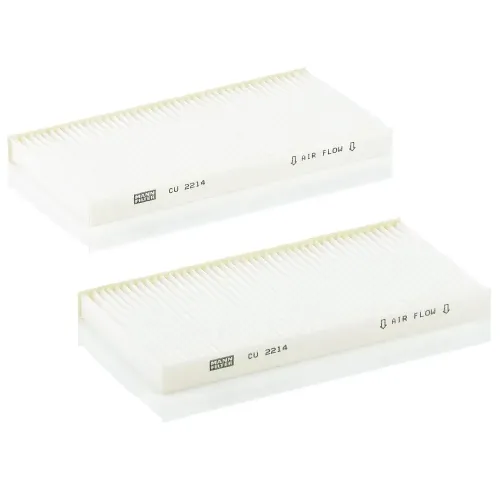 Filter, Innenraumluft hinter dem Handschuhfach MANN-FILTER CU 2214-2 Bild Filter, Innenraumluft hinter dem Handschuhfach MANN-FILTER CU 2214-2