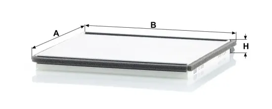 Filter, Innenraumluft unterhalb des Handschuhfaches MANN-FILTER CU 2225 Bild Filter, Innenraumluft unterhalb des Handschuhfaches MANN-FILTER CU 2225