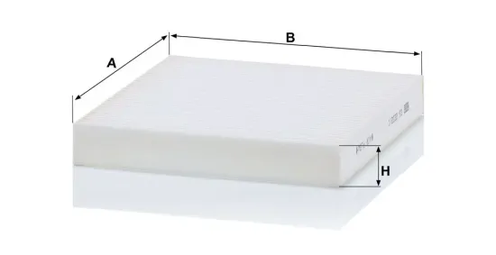 Filter, Innenraumluft hinter dem Handschuhfach MANN-FILTER CU 2232/1 Bild Filter, Innenraumluft hinter dem Handschuhfach MANN-FILTER CU 2232/1