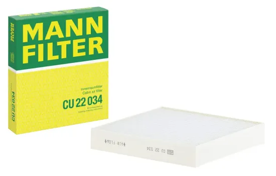 Filter, Innenraumluft hinter dem Handschuhfach MANN-FILTER CU 22 034 Bild Filter, Innenraumluft hinter dem Handschuhfach MANN-FILTER CU 22 034