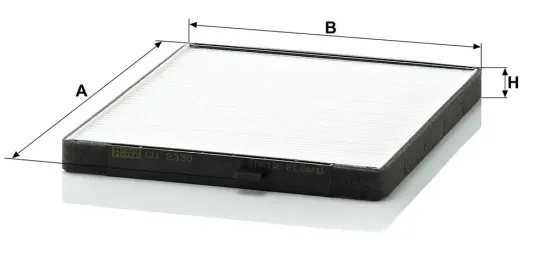 Filter, Innenraumluft hinter dem Handschuhfach MANN-FILTER CU 2330 Bild Filter, Innenraumluft hinter dem Handschuhfach MANN-FILTER CU 2330