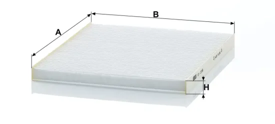 Filter, Innenraumluft hinter dem Handschuhfach MANN-FILTER CU 2336 Bild Filter, Innenraumluft hinter dem Handschuhfach MANN-FILTER CU 2336