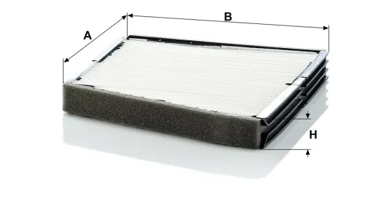 Filter, Innenraumluft Motorraum Beifahrerseite, unter der Wasserkastenabdeckung MANN-FILTER CU 2337 Bild Filter, Innenraumluft Motorraum Beifahrerseite, unter der Wasserkastenabdeckung MANN-FILTER CU 2337