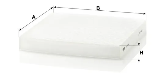 Filter, Innenraumluft hinter dem Handschuhfach MANN-FILTER CU 2358 Bild Filter, Innenraumluft hinter dem Handschuhfach MANN-FILTER CU 2358