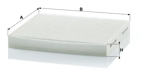 Filter, Innenraumluft hinter dem Handschuhfach MANN-FILTER CU 2362 Bild Filter, Innenraumluft hinter dem Handschuhfach MANN-FILTER CU 2362