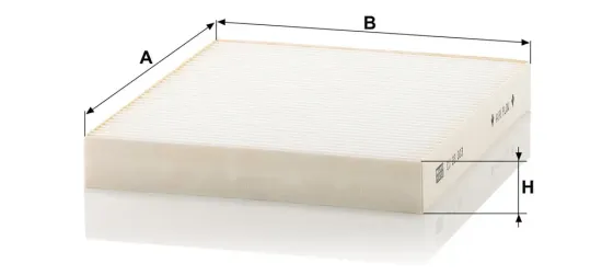 Filter, Innenraumluft hinter dem Handschuhfach MANN-FILTER CU 23 003 Bild Filter, Innenraumluft hinter dem Handschuhfach MANN-FILTER CU 23 003