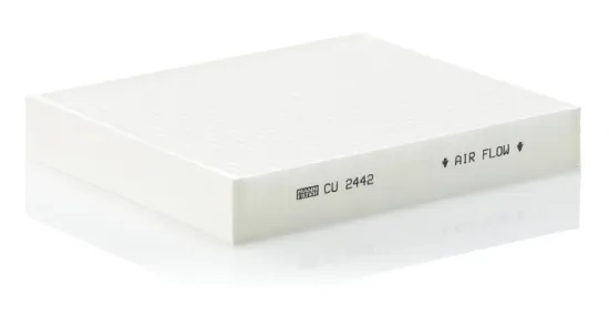 Filter, Innenraumluft hinter dem Handschuhfach MANN-FILTER CU 2442 Bild Filter, Innenraumluft hinter dem Handschuhfach MANN-FILTER CU 2442