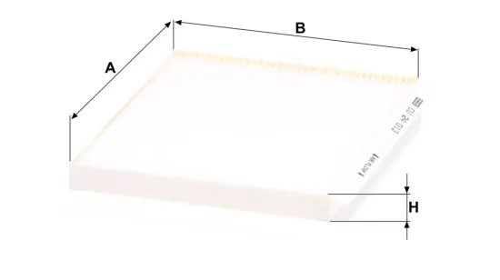 Filter, Innenraumluft unterhalb des Handschuhfaches MANN-FILTER CU 24 013 Bild Filter, Innenraumluft unterhalb des Handschuhfaches MANN-FILTER CU 24 013