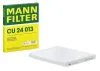 Filter, Innenraumluft unterhalb des Handschuhfaches MANN-FILTER CU 24 013 Bild Filter, Innenraumluft unterhalb des Handschuhfaches MANN-FILTER CU 24 013