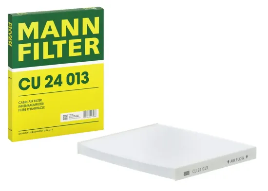 Filter, Innenraumluft unterhalb des Handschuhfaches MANN-FILTER CU 24 013 Bild Filter, Innenraumluft unterhalb des Handschuhfaches MANN-FILTER CU 24 013