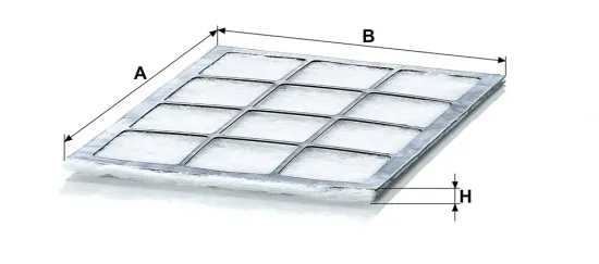 Filter, Innenraumluft Innenraum Fahrerseite MANN-FILTER CU 2504 Bild Filter, Innenraumluft Innenraum Fahrerseite MANN-FILTER CU 2504