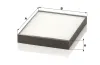 Filter, Innenraumluft hinter dem Handschuhfach MANN-FILTER CU 2513 Bild Filter, Innenraumluft hinter dem Handschuhfach MANN-FILTER CU 2513