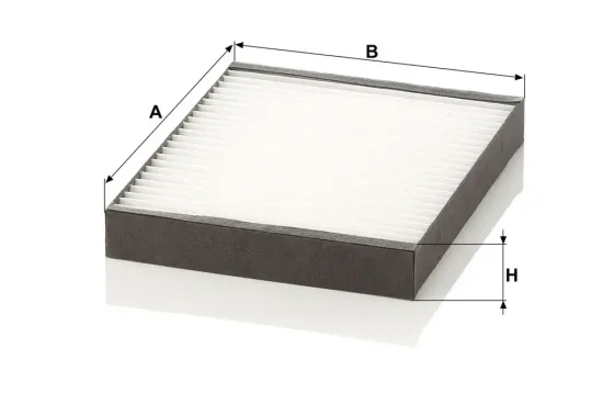 Filter, Innenraumluft hinter dem Handschuhfach MANN-FILTER CU 2513 Bild Filter, Innenraumluft hinter dem Handschuhfach MANN-FILTER CU 2513