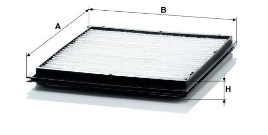 Filter, Innenraumluft hinter dem Handschuhfach MANN-FILTER CU 2516 Bild Filter, Innenraumluft hinter dem Handschuhfach MANN-FILTER CU 2516