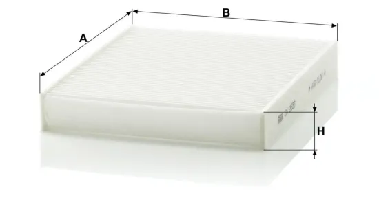 Filter, Innenraumluft Innenraum Fahrerseite MANN-FILTER CU 2559 Bild Filter, Innenraumluft Innenraum Fahrerseite MANN-FILTER CU 2559