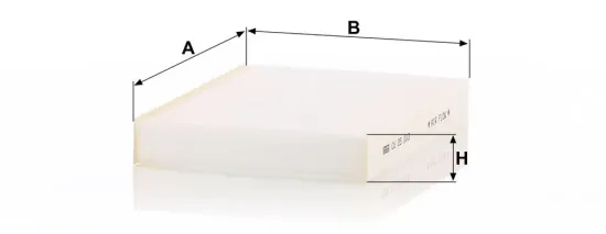Filter, Innenraumluft unter der Mittelkonsole MANN-FILTER CU 25 003 Bild Filter, Innenraumluft unter der Mittelkonsole MANN-FILTER CU 25 003