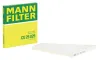 Filter, Innenraumluft Motorraum Beifahrerseite, unter der Wasserkastenabdeckung MANN-FILTER CU 25 025 Bild Filter, Innenraumluft Motorraum Beifahrerseite, unter der Wasserkastenabdeckung MANN-FILTER CU 25 025
