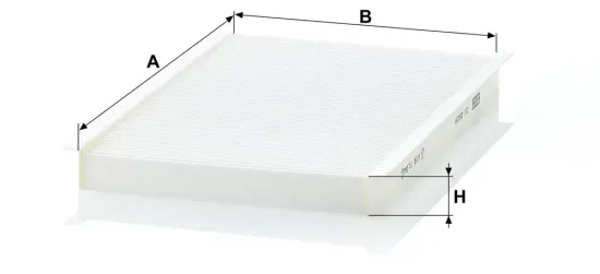 Filter, Innenraumluft unterhalb des Handschuhfaches MANN-FILTER CU 2629 Bild Filter, Innenraumluft unterhalb des Handschuhfaches MANN-FILTER CU 2629