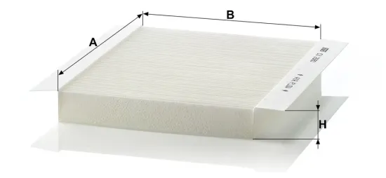 Filter, Innenraumluft Motorraum Beifahrerseite, unter der Wasserkastenabdeckung MANN-FILTER CU 2680 Bild Filter, Innenraumluft Motorraum Beifahrerseite, unter der Wasserkastenabdeckung MANN-FILTER CU 2680