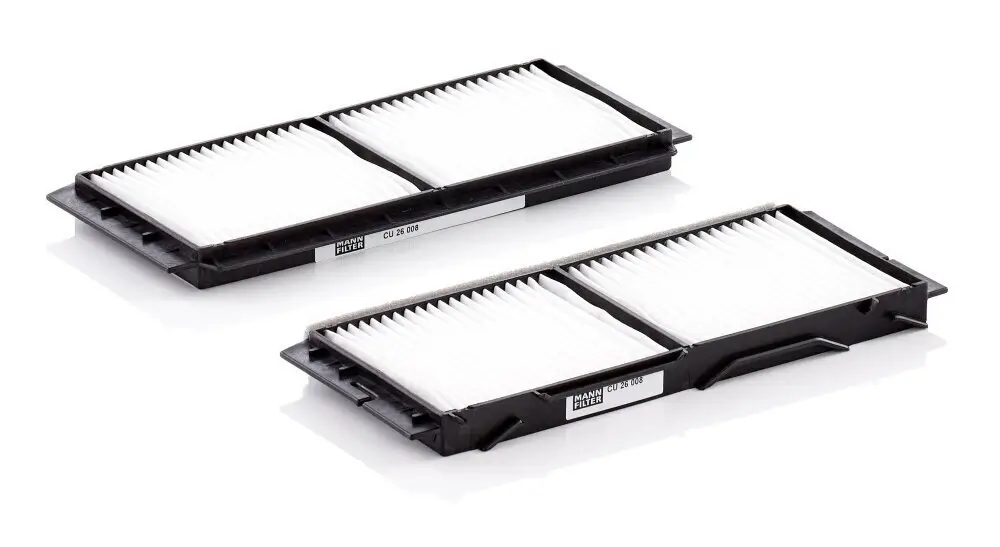 Filter, Innenraumluft unter der Mittelkonsole MANN-FILTER CU 26 008-2