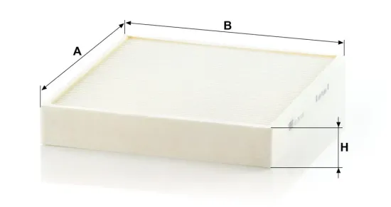 Filter, Innenraumluft unterhalb des Handschuhfaches MANN-FILTER CU 26 010 Bild Filter, Innenraumluft unterhalb des Handschuhfaches MANN-FILTER CU 26 010