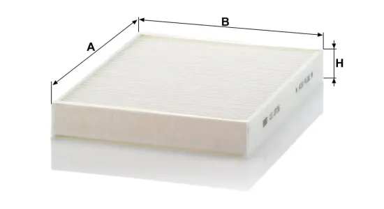 Filter, Innenraumluft MANN-FILTER CU 2736-2 Bild Filter, Innenraumluft MANN-FILTER CU 2736-2