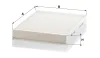 Filter, Innenraumluft unterhalb des Handschuhfaches MANN-FILTER CU 2842 Bild Filter, Innenraumluft unterhalb des Handschuhfaches MANN-FILTER CU 2842