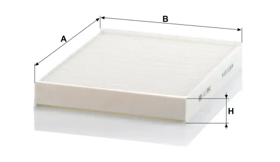 Filter, Innenraumluft unterhalb des Handschuhfaches MANN-FILTER CU 2842 Bild Filter, Innenraumluft unterhalb des Handschuhfaches MANN-FILTER CU 2842