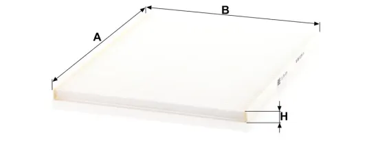 Filter, Innenraumluft Innenraum Fahrerseite MANN-FILTER CU 28 004 Bild Filter, Innenraumluft Innenraum Fahrerseite MANN-FILTER CU 28 004