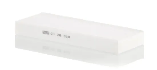Filter, Innenraumluft Motorraum Beifahrerseite, unter der Wasserkastenabdeckung MANN-FILTER CU 28 010 Bild Filter, Innenraumluft Motorraum Beifahrerseite, unter der Wasserkastenabdeckung MANN-FILTER CU 28 010