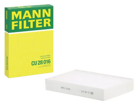Filter, Innenraumluft unter der Mittelkonsole MANN-FILTER CU 28 016 Bild Filter, Innenraumluft unter der Mittelkonsole MANN-FILTER CU 28 016