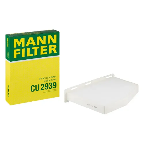 Filter, Innenraumluft unterhalb des Handschuhfaches MANN-FILTER CU 2939 Bild Filter, Innenraumluft unterhalb des Handschuhfaches MANN-FILTER CU 2939
