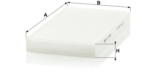 Filter, Innenraumluft MANN-FILTER CU 2956 Bild Filter, Innenraumluft MANN-FILTER CU 2956