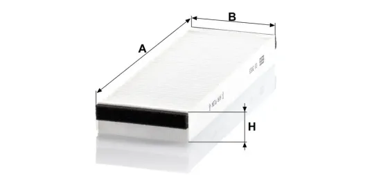 Filter, Innenraumluft hinter dem Handschuhfach MANN-FILTER CU 3023-2 Bild Filter, Innenraumluft hinter dem Handschuhfach MANN-FILTER CU 3023-2