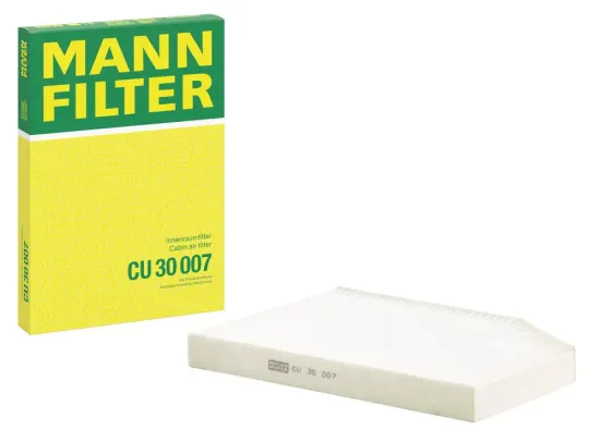 Filter, Innenraumluft unterhalb des Handschuhfaches MANN-FILTER CU 30 007 Bild Filter, Innenraumluft unterhalb des Handschuhfaches MANN-FILTER CU 30 007