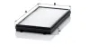 Filter, Innenraumluft MANN-FILTER CU 3124-2 Bild Filter, Innenraumluft MANN-FILTER CU 3124-2