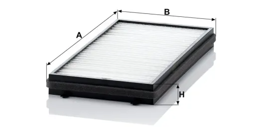 Filter, Innenraumluft MANN-FILTER CU 3124-2 Bild Filter, Innenraumluft MANN-FILTER CU 3124-2