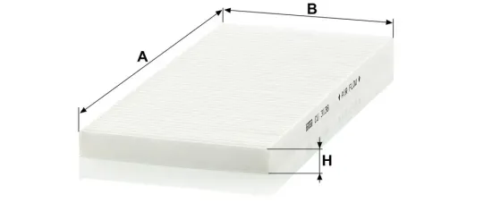 Filter, Innenraumluft MANN-FILTER CU 3138 Bild Filter, Innenraumluft MANN-FILTER CU 3138