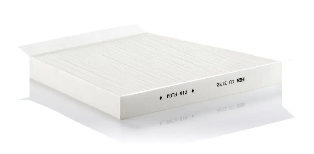 Filter, Innenraumluft Motorraum Beifahrerseite, unter der Wasserkastenabdeckung MANN-FILTER CU 3172