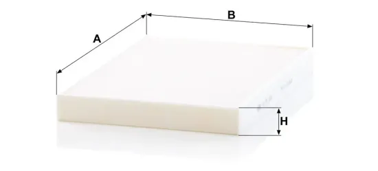 Filter, Innenraumluft unterhalb des Handschuhfaches MANN-FILTER CU 31 003 Bild Filter, Innenraumluft unterhalb des Handschuhfaches MANN-FILTER CU 31 003
